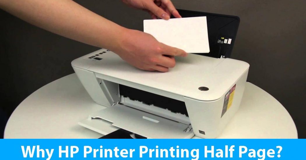 Why HP Printer Printing Half Page