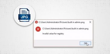 What Does Invalid Value For Registry JPG / JPEG Mean? – How to Fix it?
