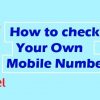 How To Check Your OWN Mobile Number (Easy Methods)