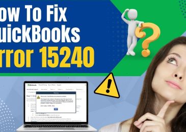 Top Solutions to Recover Quickbooks Error 15240